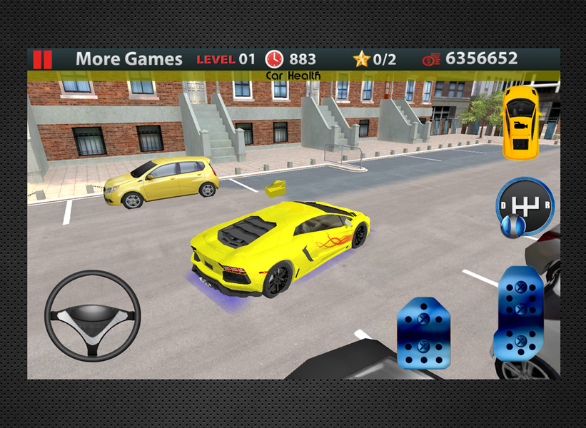 Driving School 3D Parking - Gameplay image of android game