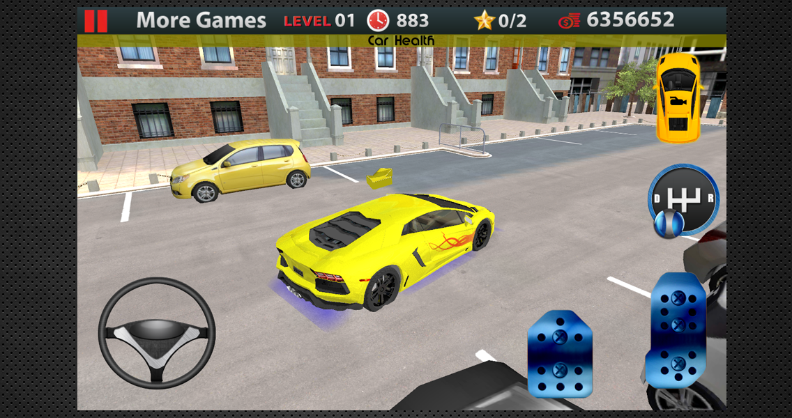 Driving School 3D Parking - Gameplay image of android game