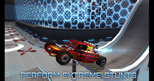 Extreme Stunt Car Race Off - Gameplay image of android game