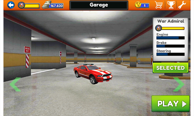 Firefighter 3D Parking School - Gameplay image of android game