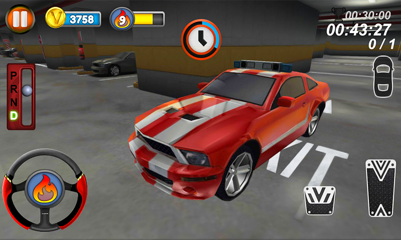 Firefighter 3D Parking School - Gameplay image of android game