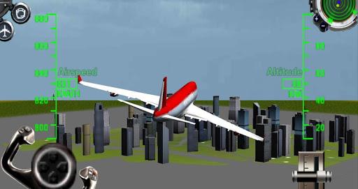 3D Airplane flight simulator 2 - Gameplay image of android game