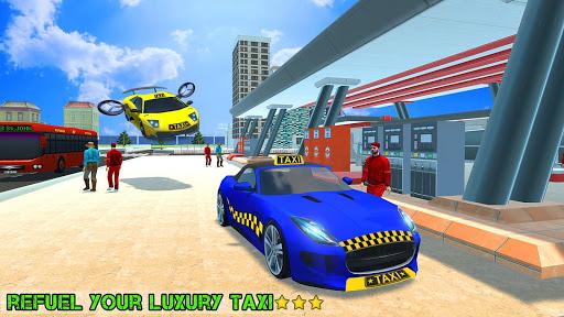 Flying Taxi Car Driving Games - Image screenshot of android app