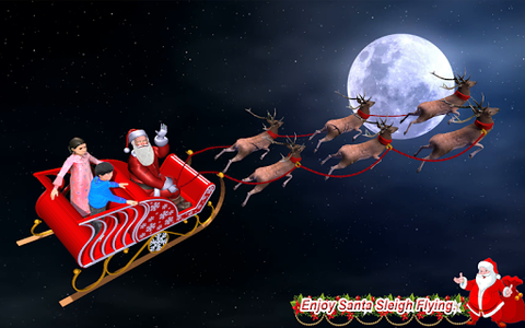 Flying Santa Gifts Game - HTML5 Game