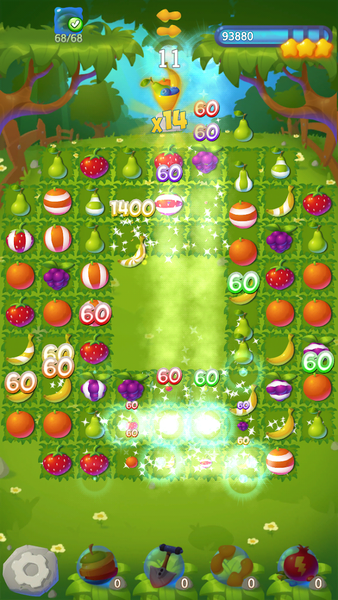 Fruit Yard: Match 3 Mania - Gameplay image of android game