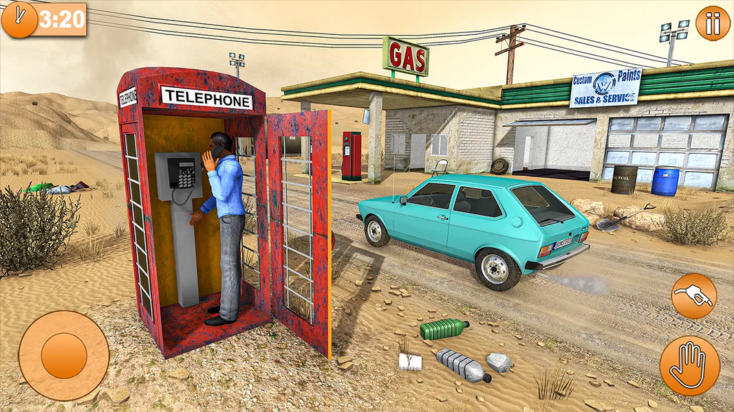 Gas Station Simulator Junkyard - Gameplay image of android game