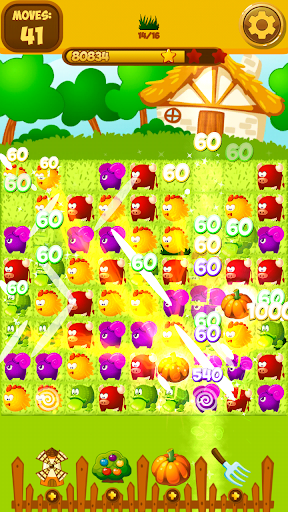 Happy Hay Farm World: Match 3 - Gameplay image of android game