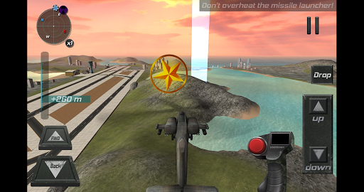 Helicopter 3D flight sim 2 - Gameplay image of android game