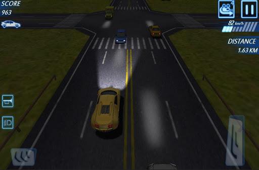 Highway racing: Traffic Rush - Gameplay image of android game