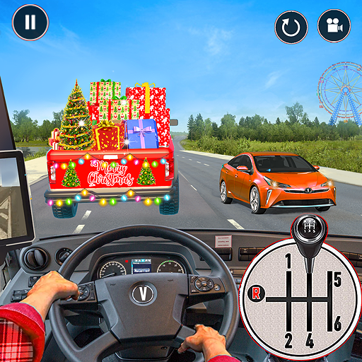 Santa Gifts Transporter Truck - Image screenshot of android app