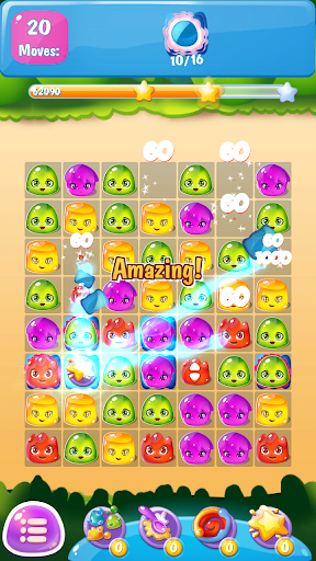 Sweet Jelly Jam Blast: Match 3 - Gameplay image of android game