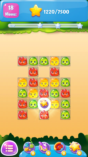 Sweet Jelly Jam Blast: Match 3 - Gameplay image of android game