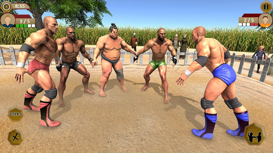 Kabaddi Games Fighting League - Gameplay image of android game