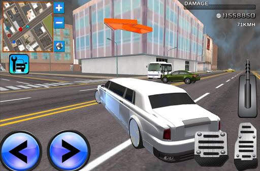 Limo Driving 3D Simulator - Gameplay image of android game