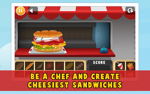 Chef Hamburger Maker - Gameplay image of android game