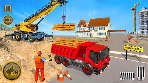 City Road Construction Sim ۳D - عکس بازی موبایلی اندروید