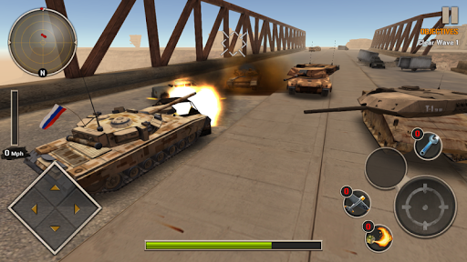 Modern Tank Force: War Hero - Gameplay image of android game