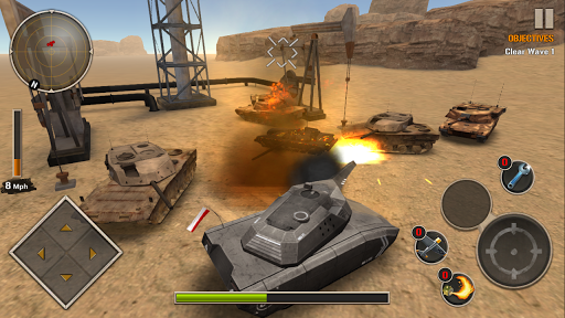 Modern Tank Force: War Hero - Gameplay image of android game