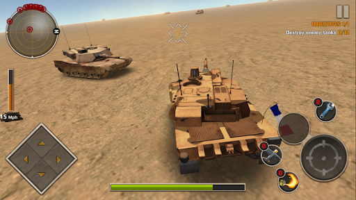 Modern Tank Force: War Hero - Gameplay image of android game