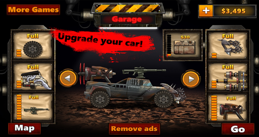 Monster Car Hill Racer 2 - Gameplay image of android game