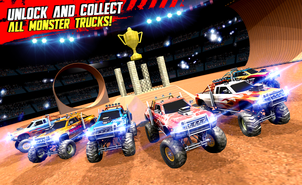 Monster Trucks Arena Battle - عکس بازی موبایلی اندروید