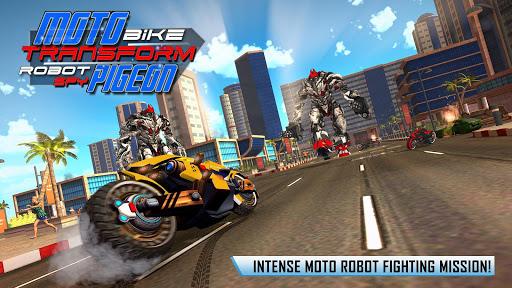 War Robot Pigeon Car Games - Gameplay image of android game