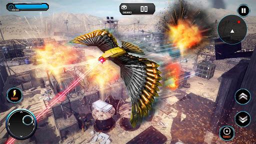 War Robot Pigeon Car Games - Gameplay image of android game