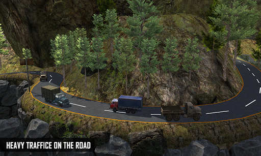 City Truck Transport Games 3D - Gameplay image of android game