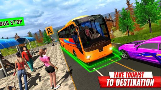 Tourist Bus Driving Simulator - Gameplay image of android game