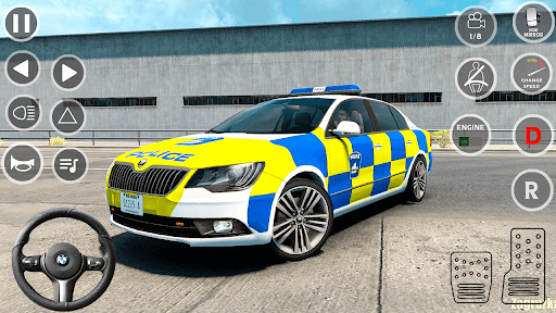 Police Car - Driving School 3D - Image screenshot of android app