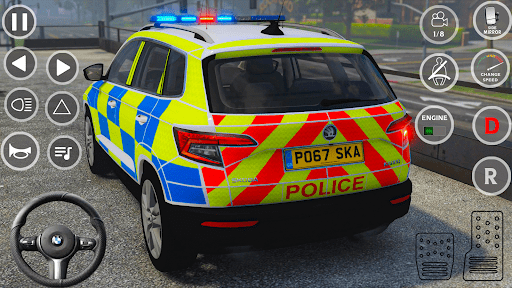 Police Car - Driving School 3D - Image screenshot of android app