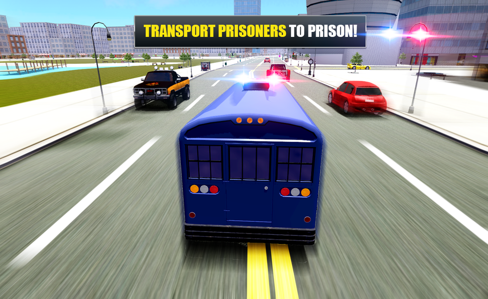 Police Bus Transport: New York - Gameplay image of android game