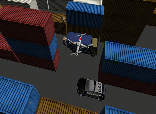 Police Drone Flight Simulator - Gameplay image of android game