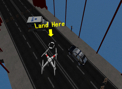 Police Drone Flight Simulator - Gameplay image of android game