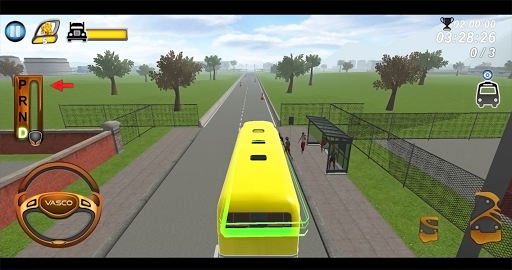 Schoolbus Parking 3D Simulator - عکس بازی موبایلی اندروید