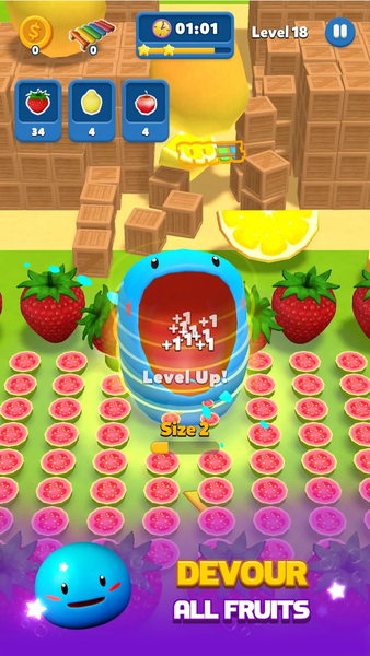 Slime Hole: Eat The World - Gameplay image of android game