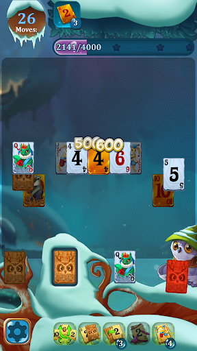 Solitaire: Frozen Dream Forest - Gameplay image of android game