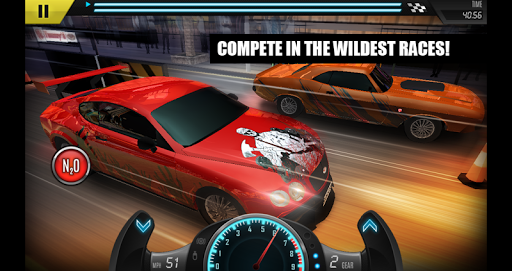 STREET KINGS: DRAG RACING - Gameplay image of android game