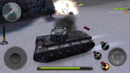 Tanks of Battle: World War 2 - Gameplay image of android game