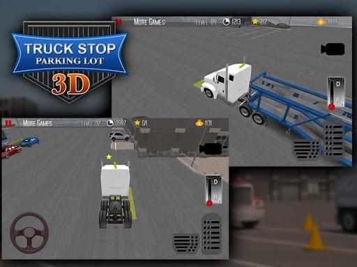 Truck Stop Parking Lot 3D - Gameplay image of android game