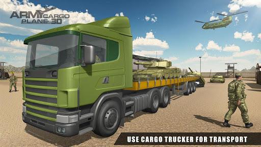 US Army Military Truck 3D 2 - Gameplay image of android game