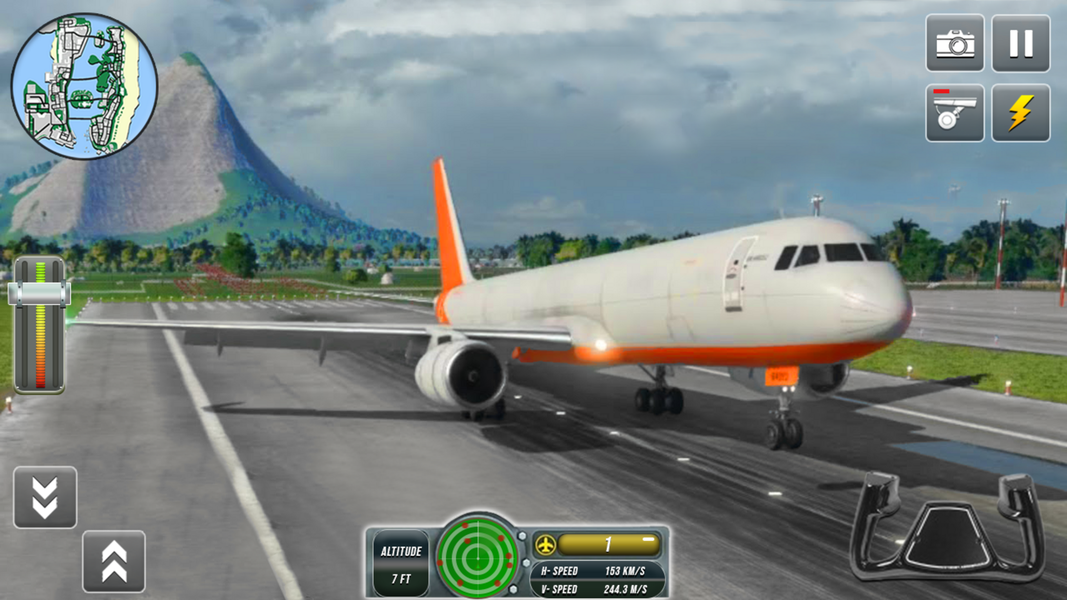Airplane Games Simulator ۲۰۲۳ - عکس بازی موبایلی اندروید