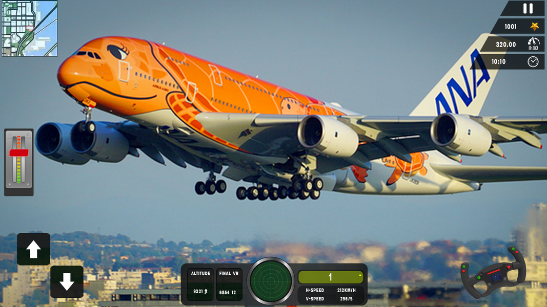 Airplane Games Simulator ۲۰۲۳ - عکس بازی موبایلی اندروید