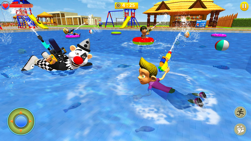 Water Shooting Game Battle 3D - Gameplay image of android game