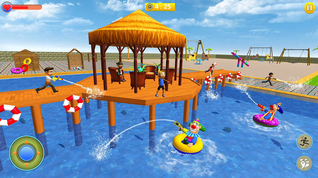 Water Shooting Game Battle 3D - Gameplay image of android game