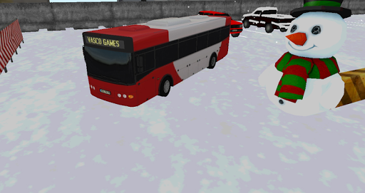 Bus winter parking - 3D game - عکس بازی موبایلی اندروید