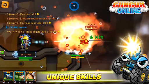 Gungun Online: Shooting game - Gameplay image of android game