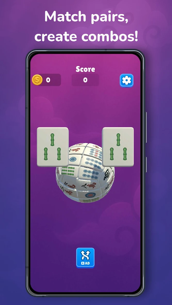 3D Mahjong - Gameplay image of android game