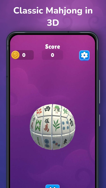 3D Mahjong - Gameplay image of android game