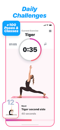 Yoga - Poses & Classes - عکس برنامه موبایلی اندروید